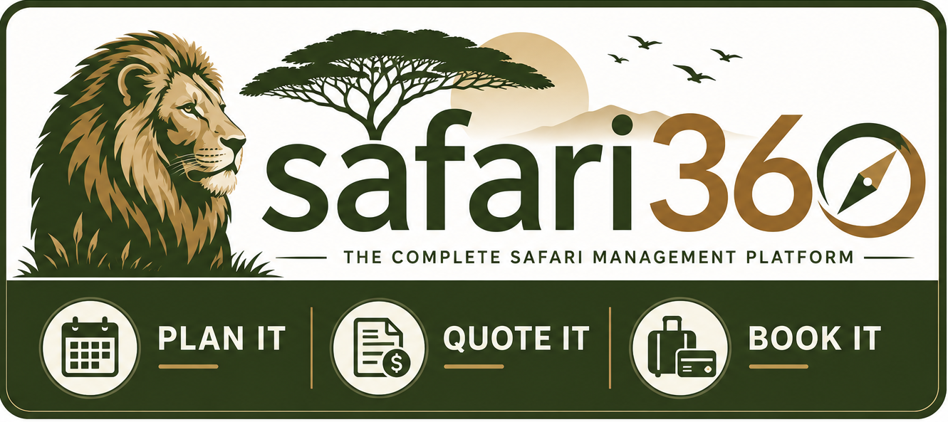 Safari360 — Plan it, Quote it, Book it